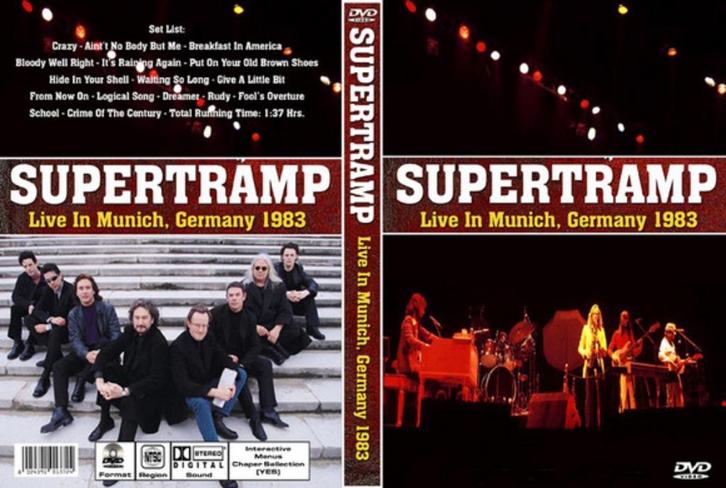 Supertramp Live in Munich1983, Cd's en Dvd's, Dvd's | Muziek en Concerten, Muziek en Concerten, Alle leeftijden, Verzenden