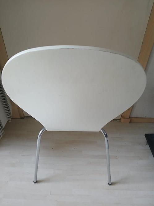 Silkeborg stoelen, Huis en Inrichting, Stoelen, Zo goed als nieuw, Drie, Hout, Metaal, Wit, Ophalen