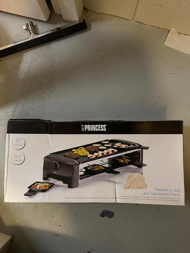 Princess Grill Gourmetstel - Zo goed als nieuw!, Witgoed en Apparatuur, Grillplaten, Zo goed als nieuw, Tafelgrill, Ophalen of Verzenden