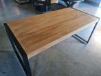 Eettafel mangohout 180 cm lang, Ophalen, ., 50 tot 100 cm, Vijf personen of meer
