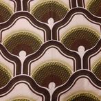 Vintage gordijnen | Jaren 70 raambekleding groen, Huis en Inrichting, Stoffering | Gordijnen en Lamellen, Zie omschrijving, Gebruikt