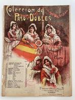 Oude bladmuziek, Spanje, ca. 1900 coleccion de Paso-Dobles, Ophalen of Verzenden, Gebruikt, Artiest of Componist, Piano
