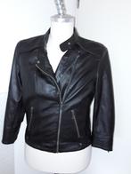 Zwart leren ANNA van Toor jasje mt 42, Kleding | Dames, Anna van Toor, Zwart, Maat 42/44 (L), Ophalen of Verzenden