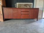 Mooi kersenhouten dressoir met glazen plaat, Ophalen, Gebruikt, Kersenhout, 25 tot 50 cm