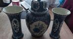 Vintage set van Delfts blauw, Antiek en Kunst, Antiek | Vazen, Ophalen of Verzenden