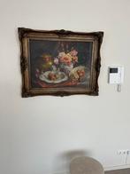Stilleven met bloemen en fruit, gesigneerd, Antiek en Kunst, Kunst | Schilderijen | Klassiek, Ophalen