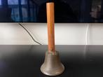 Mooie oude koperen carillon bel met handvat, Verzenden
