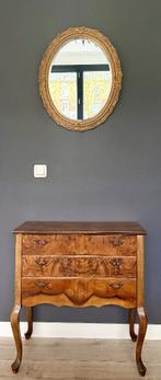 Spiegel Barok vintage, Ophalen, Gebruikt, Minder dan 100 cm, Ovaal