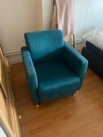 2 Leuke blauwe stoeltjes in prima staat, Huis en Inrichting, Fauteuils, Minder dan 50 cm, Minder dan 75 cm, Ophalen of Verzenden