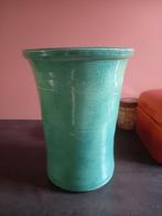 Vaas keramiek Potterie Nijkamp, Ophalen of Verzenden, Blauw, Aardewerk of Porselein, Minder dan 50 cm