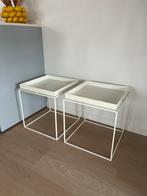 Hay Bijzettafels Wit 2 stuks, Ophalen, Minder dan 45 cm, Minder dan 55 cm, Vierkant