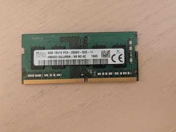SK hynix 4GB SODIMM RAM 2666MHz beschikbaar voor biedingen