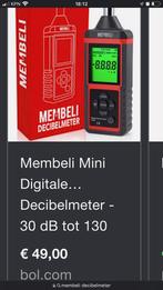 Membeli decibelmeter (MAAR 1x UIT DOOS GEHAALD), Doe-het-zelf en Verbouw, Meetapparatuur, Nieuw, Ophalen of Verzenden