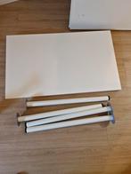 Ikea linnmon bureau 100 x 60 zgan, Huis en Inrichting, Bureaus, Ophalen, In hoogte verstelbaar, Zo goed als nieuw, Bureau