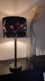 Tafellamp voet + kap rond velours, Profijtmeubel, Ophalen of Verzenden, Zo goed als nieuw, Stof, Minder dan 50 cm