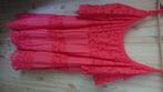 Koraalrode tuniek 46-48, Kleding | Dames, Verzenden, Zo goed als nieuw, Rood, Blouse of Tuniek