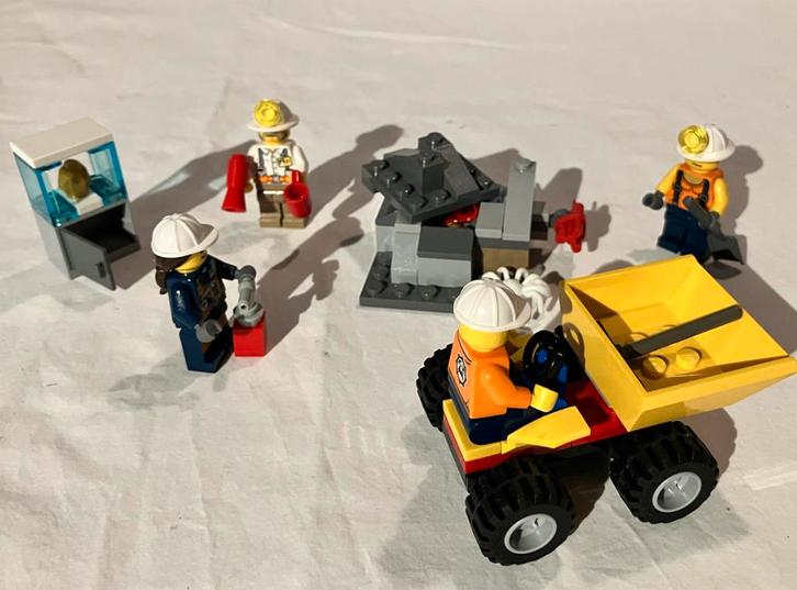 LEGO City 60184 Mining Team, Kinderen en Baby's, Speelgoed | Duplo en Lego, Zo goed als nieuw, Lego, Complete set, Ophalen of Verzenden