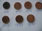 Zeven centen., Ophalen of Verzenden, Koningin Wilhelmina, 1 cent, Losse munt