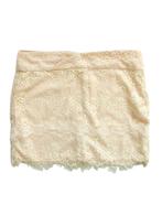 AMISU rokje, sexy lace rok, beige/wit, Mt. S, Kleding | Dames, Rokken, Beige, Ophalen of Verzenden, Zo goed als nieuw, Maat 36 (S)