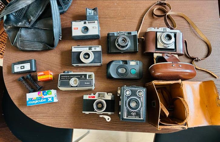 Vintage analoge camera’s - kleine partij met 126 film, rapid, Audio, Tv en Foto, Fotocamera's Analoog, Gebruikt, Compact, Overige Merken