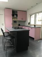 Volledig uitgeruste keuken met eiland, Huis en Inrichting, Keuken | Complete keukens, Ophalen, Gebruikt, Overige kleuren, Hoekkeuken