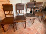 4 antieken houten stoeltjes, Ophalen