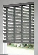 Husky grijs - houten jaloezieën - 178x152 cm, Huis en Inrichting, Stoffering | Gordijnen en Lamellen, Ophalen, Nieuw, Grijs, 150 tot 200 cm