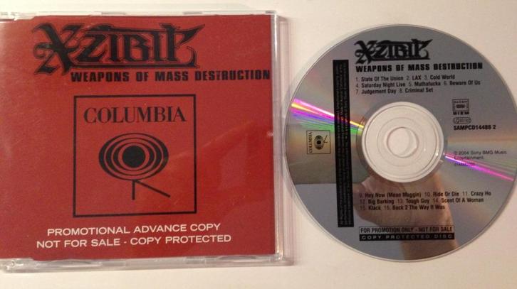 Xzibit - Weapons Of Mass Destruction (Promo CD), Cd's en Dvd's, Cd's | Hiphop en Rap, Nieuw in verpakking, 2000 tot heden, Ophalen of Verzenden