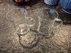 Theeglazen van dun glas 2 stuks, Huis en Inrichting, Keuken | Servies, Glas of Glazen, Ophalen of Verzenden, Overige stijlen, Glas