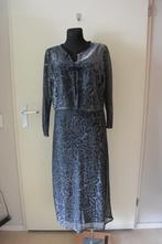 Material girl jurk met vestje M/L zwart zilver, Kleding | Dames, Maat 38/40 (M), Galajurk, Overige kleuren, Material Girl