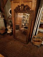 Grote Antieke Spiegel met Gouden Frame, Ophalen, Rechthoekig, 100 tot 150 cm, 150 tot 200 cm