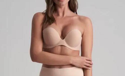 Annadiva strapless bh cup D Byebra, Kleding | Dames, Ondergoed en Lingerie, BH, Beige, Ophalen of Verzenden