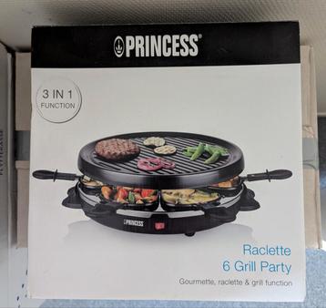 Princess 162725 Raclette 6 Grill Party beschikbaar voor biedingen
