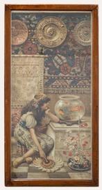 William Stephen Coleman "the Goldfish Bowl" prent in lijst, Ophalen of Verzenden