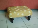 Footstool 37x45cm - goud/stars - zwart 549 - NIEUW !!, Nieuw, Minder dan 50 cm, Ophalen of Verzenden, Hout