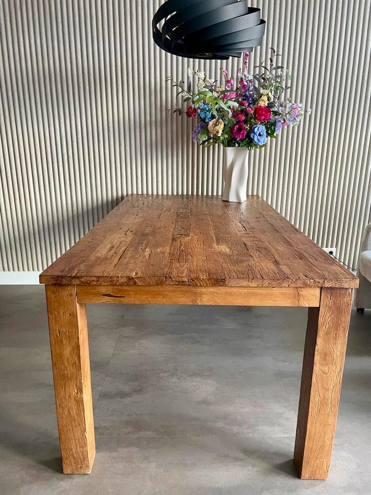 Robuuste Eettafel 180x100cm, Huis en Inrichting, Tafels | Eettafels, Zo goed als nieuw, 100 tot 150 cm, 150 tot 200 cm, Vier personen