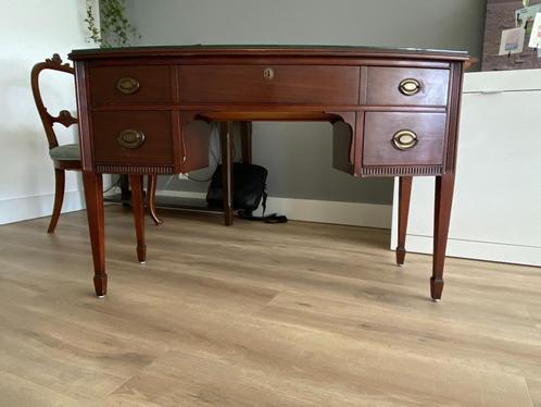 Prachtig Engels mahonie bureau - schrijftafel - dresser, Antiek en Kunst, Antiek | Kantoor en Zakelijk, Ophalen