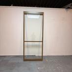 Stalen Taatsdeur, Medium Bronze 930x2315mm, 215 cm of meer, Binnendeur, Nieuw, Glas