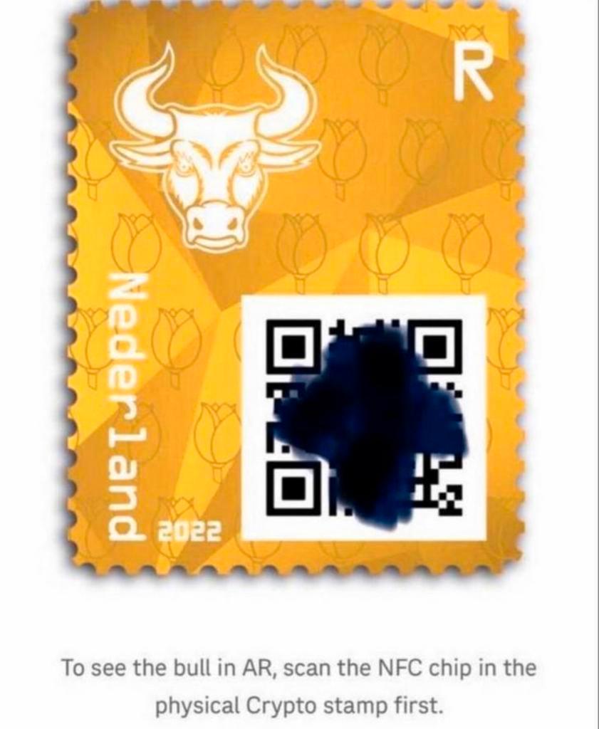 ≥ NFT/CRYPTO zegels eerste editie BLAUW+GROEN+GEEL in mapjes — Postzegels |  Nederland — Marktplaats