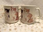 Charming Cat Duo Mugs, Animal Prints Collection, Ophalen of Verzenden, Zo goed als nieuw, Overige stijlen