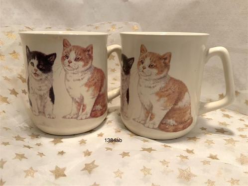 Charming Cat Duo Mugs, Animal Prints Collection, Huis en Inrichting, Keuken | Servies, Zo goed als nieuw, Overige stijlen, Ophalen of Verzenden