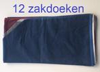 heren zakdoeken - set van 12 stuks - 100% katoen, Ophalen of Verzenden, Nieuw, Clarysse