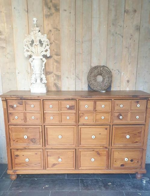 Apothekerskast, h 101 cm, grenen, Antiek en Kunst, Antiek | Meubels | Kasten, Ophalen