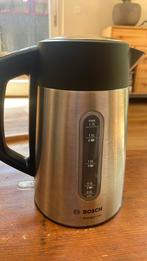 Bosch TWK4P440 waterkoker, Witgoed en Apparatuur, Waterkokers, 1 tot 2 liter, Ophalen of Verzenden, Gebruikt, Rvs