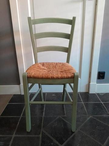 Stoel blauw/groen beschikbaar voor biedingen