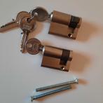 halve enkele knopcilinders als nieuw !!, Ophalen of Verzenden, Slot