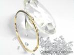 323091Ontdek Onze 18K Gouden Dunne Slavenarmband met Diamant, Ophalen of Verzenden, Zo goed als nieuw, Met edelsteen, Goud