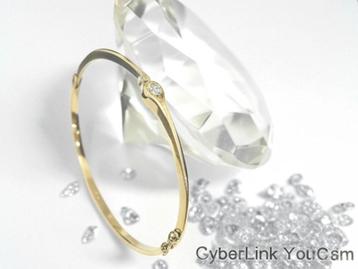 323091Ontdek Onze 18K Gouden Dunne Slavenarmband met Diamant beschikbaar voor biedingen