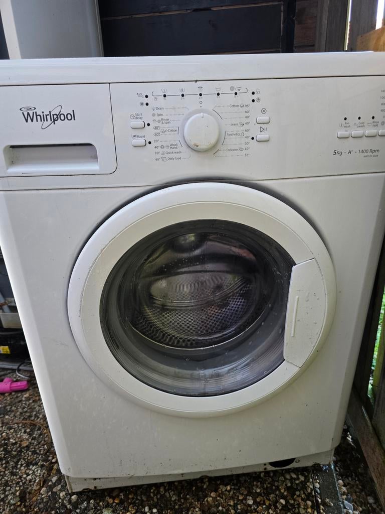 Whirlpool Wasmachine - Voorlader, Ophalen, 1200 tot 1600 toeren, Gebruikt, 4 tot 6 kg