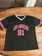 Tshirt baseball, Ophalen, Zo goed als nieuw, Maat 52/54 (L), Zwart